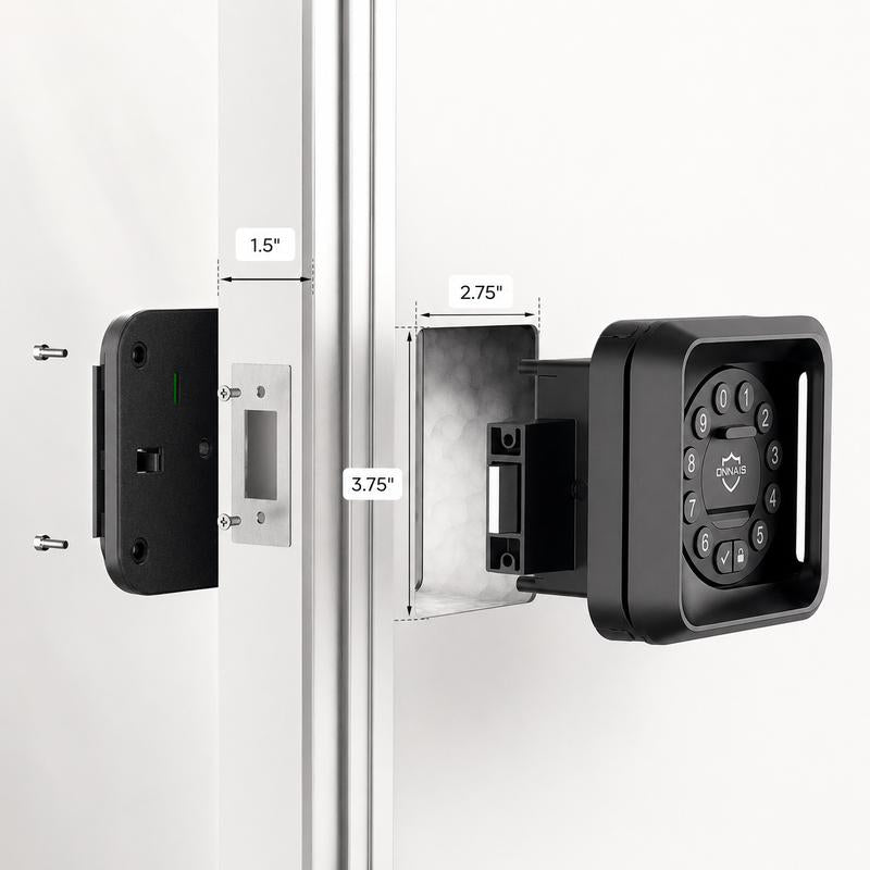 VAULTIQ Guard Pro™ – Keyless Heavy-Duty RV Door Lock | Fits 98% of RVs | App, Keypad & Key Fob