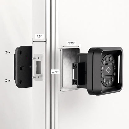 VAULTIQ Guard Pro™ – Keyless Heavy-Duty RV Door Lock | Fits 98% of RVs | App, Keypad & Key Fob